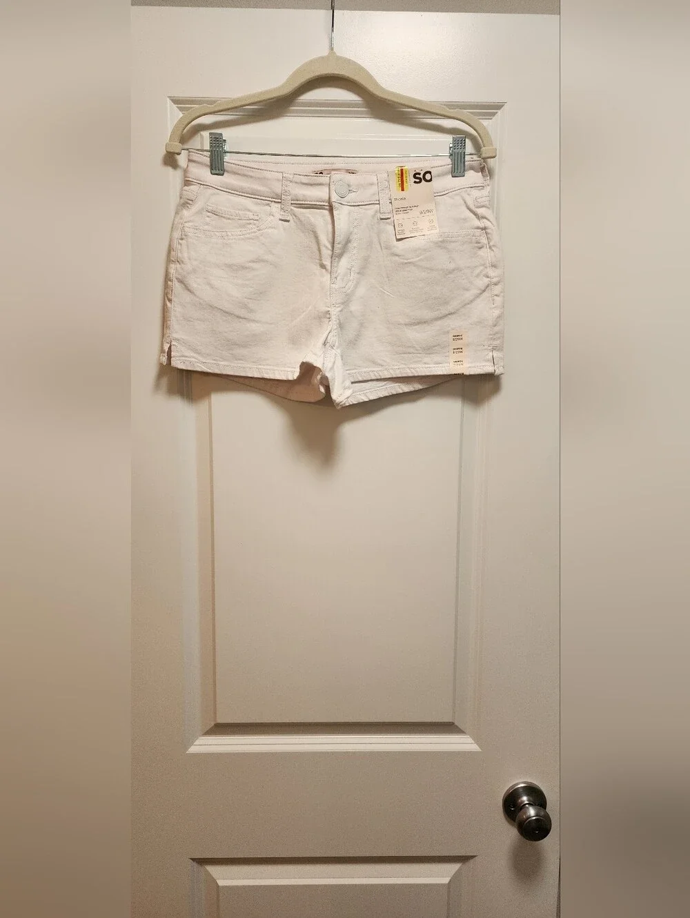 SO White Denim Jean Shorts